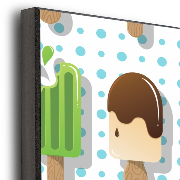 Popsicles and Polka Dots 20x24 Wood Print - Closeup
