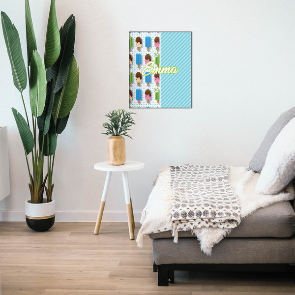 Popsicles and Polka Dots 20x24 Wood Print - In Context