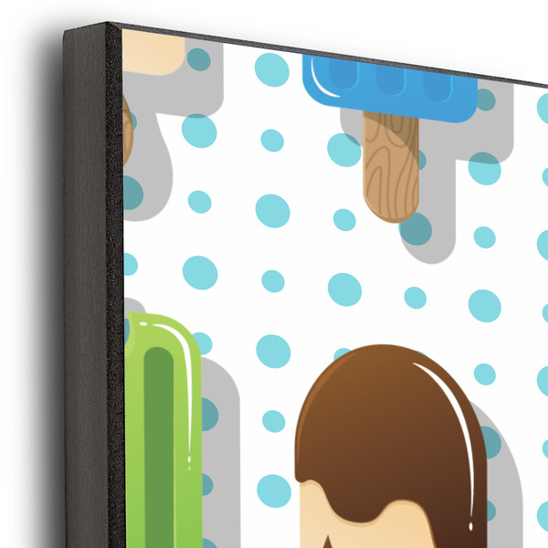 Popsicles and Polka Dots 20x30 Wood Print - Closeup