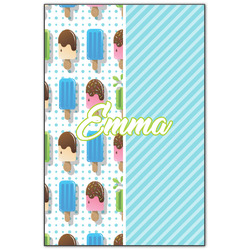 Popsicles and Polka Dots Wood Print - 20x30 (Personalized)