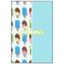 Popsicles and Polka Dots Wood Print - 20x30 (Personalized)
