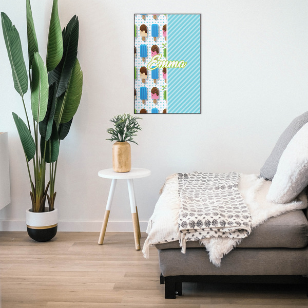 Popsicles and Polka Dots 20x30 Wood Print - In Context