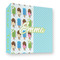 Popsicles and Polka Dots 3 Ring Binders - Full Wrap - 3" - FRONT