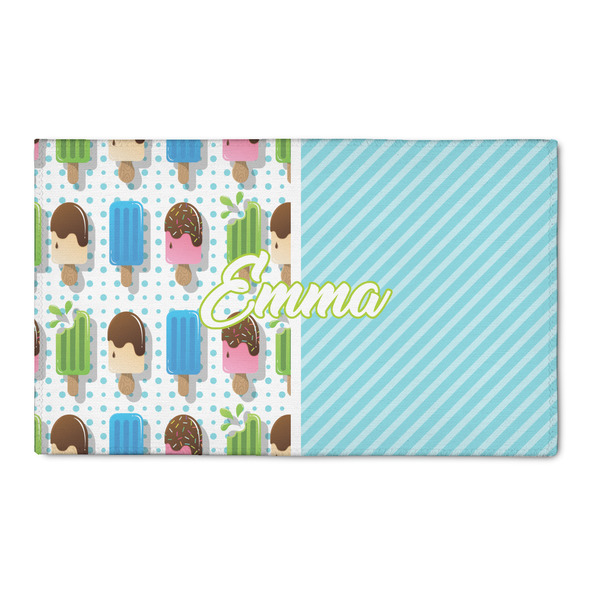 Custom Popsicles and Polka Dots 3' x 5' Patio Rug (Personalized)