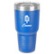 Popsicles and Polka Dots 30 oz Stainless Steel Ringneck Tumbler - Blue - Front