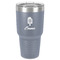 Popsicles and Polka Dots 30 oz Stainless Steel Ringneck Tumbler - Grey - Front