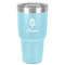 Popsicles and Polka Dots 30 oz Stainless Steel Ringneck Tumbler - Teal - Front