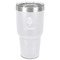 Popsicles and Polka Dots 30 oz Stainless Steel Ringneck Tumbler - White - Front