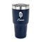 Popsicles and Polka Dots 30 oz Stainless Steel Ringneck Tumblers - Navy - FRONT