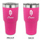 Popsicles and Polka Dots 30 oz Stainless Steel Ringneck Tumblers - Pink - Double Sided - APPROVAL