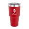 Popsicles and Polka Dots 30 oz Stainless Steel Ringneck Tumblers - Red - FRONT