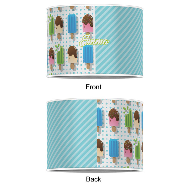 Popsicles and Polka Dots 8" Drum Lampshade - APPROVAL (Poly Film)