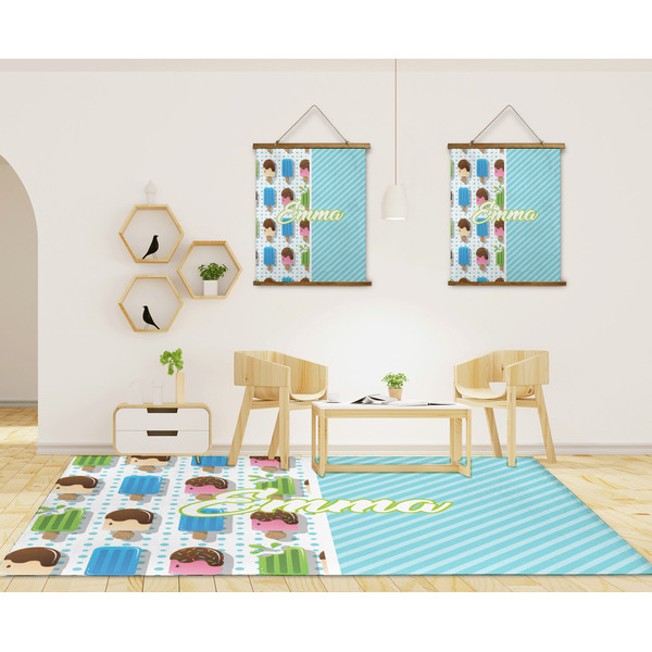 Popsicles and Polka Dots 8'x10' Indoor Area Rugs - IN CONTEXT