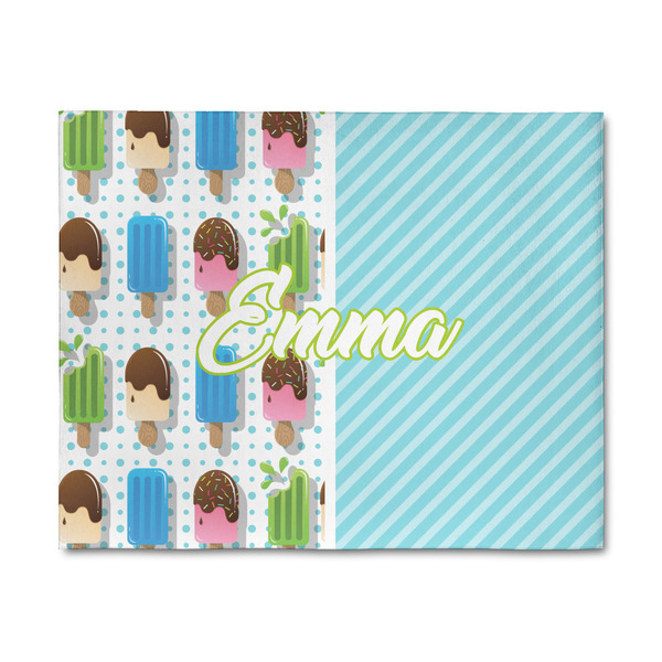 Custom Popsicles and Polka Dots 8' x 10' Indoor Area Rug (Personalized)