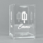 Popsicles and Polka Dots Acrylic Pen Holder (Personalized)