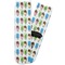 Popsicles and Polka Dots Adult Crew Socks - Single Pair - Front and Back