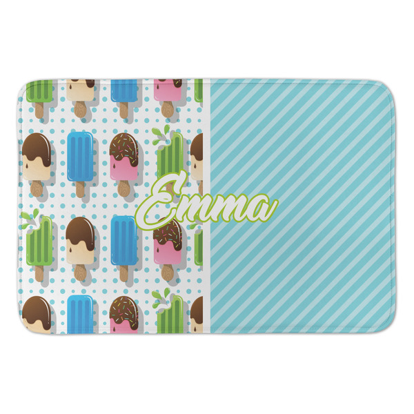 Custom Popsicles and Polka Dots Anti-Fatigue Kitchen Mat (Personalized)