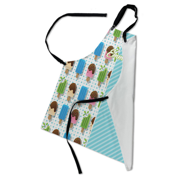 Popsicles and Polka Dots Apron - Folded