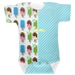 Popsicles and Polka Dots Baby Bodysuit 6-12 (Personalized)