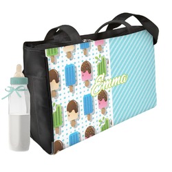 Popsicles and Polka Dots Diaper Bag w/ Name or Text