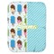 Popsicles and Polka Dots Baby Swaddling Blanket - Flat