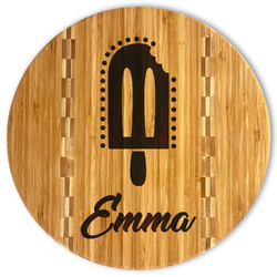 Popsicles and Polka Dots Bamboo Cutting Board (Personalized)