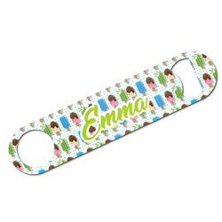 Popsicles and Polka Dots Bar Bottle Opener - White w/ Name or Text