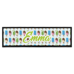Popsicles and Polka Dots Bar Mat - Large (Personalized)