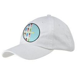 Popsicles and Polka Dots Baseball Cap - White (Personalized)