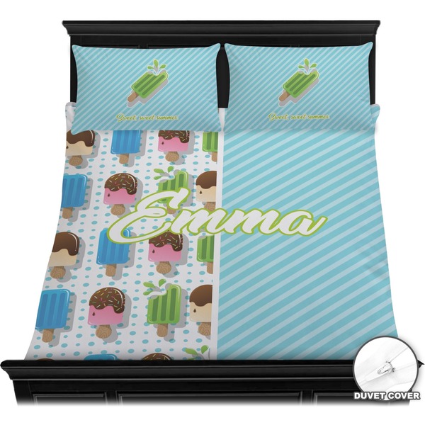 Popsicles and Polka Dots Bedding Set (Queen) - Duvet
