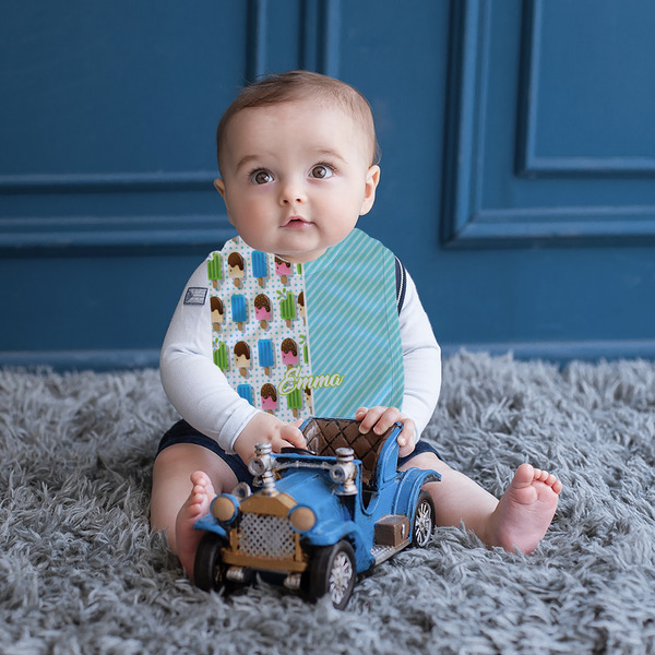 Popsicles and Polka Dots Bib Lifestyle Boy