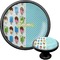 Popsicles and Polka Dots Black Custom Cabinet Knob (Front and Side)