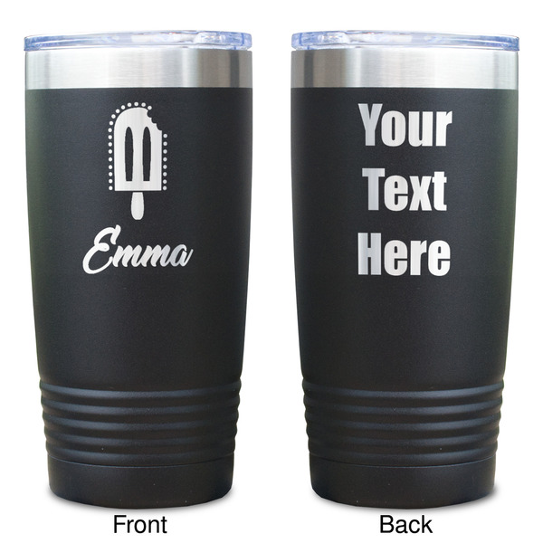 Popsicles and Polka Dots Black Polar Camel Tumbler - 20oz - Double Sided  - Approval