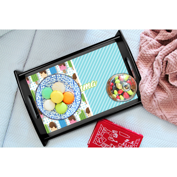 Popsicles and Polka Dots Black Tray - Lifestyle (UPDATED)