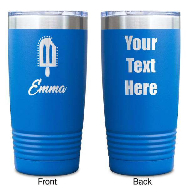 Popsicles and Polka Dots Blue Polar Camel Tumbler - 20oz - Double Sided - Approval