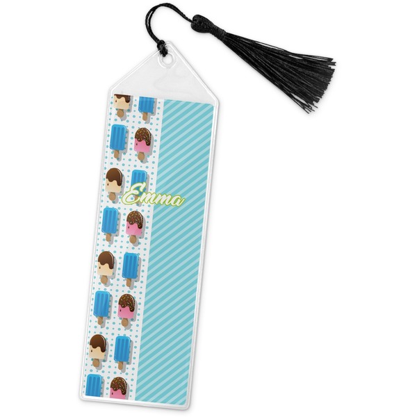Custom Popsicles and Polka Dots Book Mark w/Tassel (Personalized)