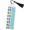 Popsicles and Polka Dots Bookmark with tassel - Flat