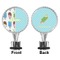 Popsicles and Polka Dots Bottle Stopper - Front and Back