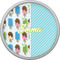 Popsicles and Polka Dots Cabinet Knob - Nickel - Front