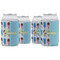 Popsicles and Polka Dots Can Cooler (12 oz) - Set of 4 w/ Name or Text
