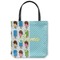 Popsicles and Polka Dots Canvas Tote Bag - Medium - 16"x16" (Personalized)