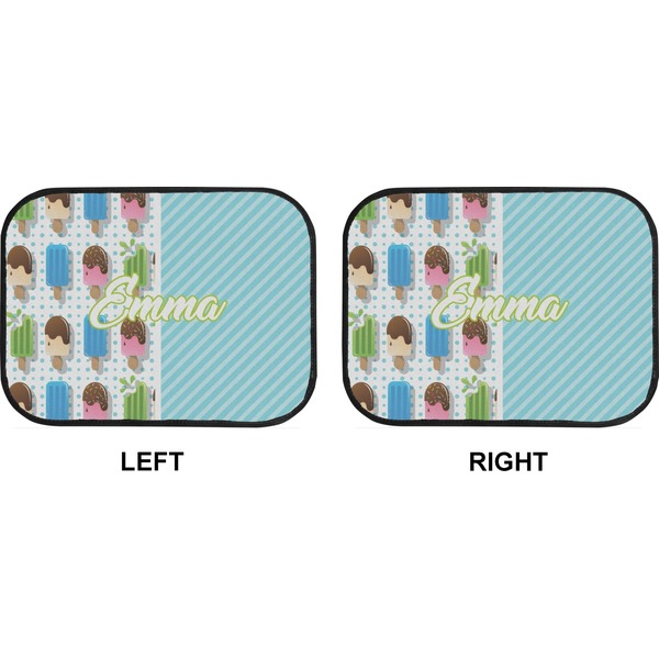 Popsicles and Polka Dots Car Floor Mats (Back Seat) (Approval)