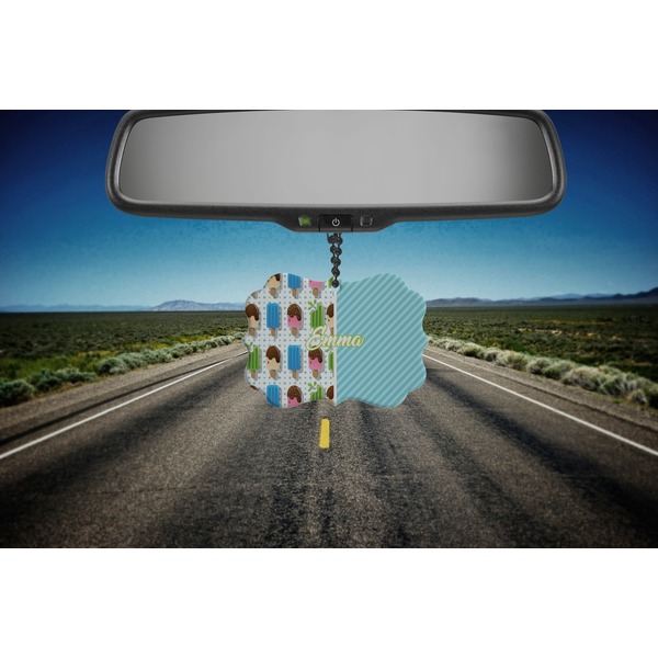Popsicles and Polka Dots Car Ornament (Road)