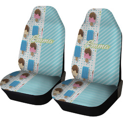 Popsicles and Polka Dots Car Seat Covers (Set of Two) (Personalized)