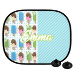 Popsicles and Polka Dots Car Side Window Sun Shade (Personalized)