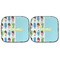 Popsicles and Polka Dots Car Sun Shades - FRONT