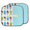 Popsicles and Polka Dots Car Sun Shade - Two Piece (Personalized)