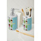 Popsicles and Polka Dots Ceramic Bathroom Accessories - LIFESTYLE (toothbrush holder & soap dispenser)