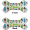 Popsicles and Polka Dots Ceramic Flat Ornament - Bone Front & Back (APPROVAL)