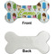 Popsicles and Polka Dots Ceramic Flat Ornament - Bone Front & Back Single Print (APPROVAL)